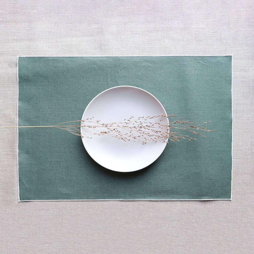 Giardino Segreto - Wholesale Dinner & Cloth Napkin - Table mat in pure, stain-resistant, RESINATED linen4