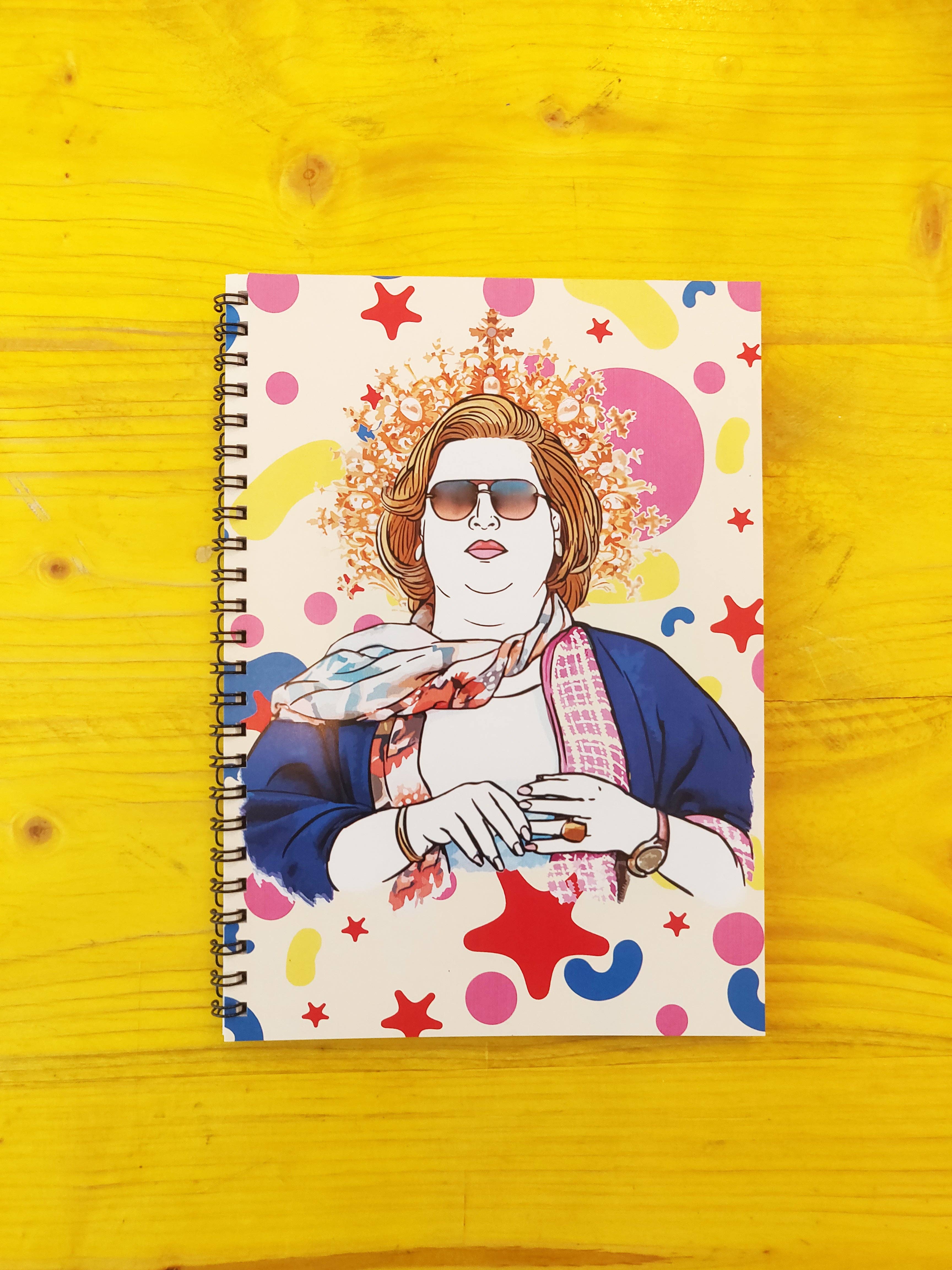 El loco del Pelo Rizo - Wholesale Notebook - Paquita Salas Santa Notebook0