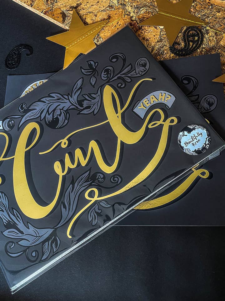 Don't Be A Cunt Yeah? A4 Foiled Art Print for wholesale by Beautifully Rude