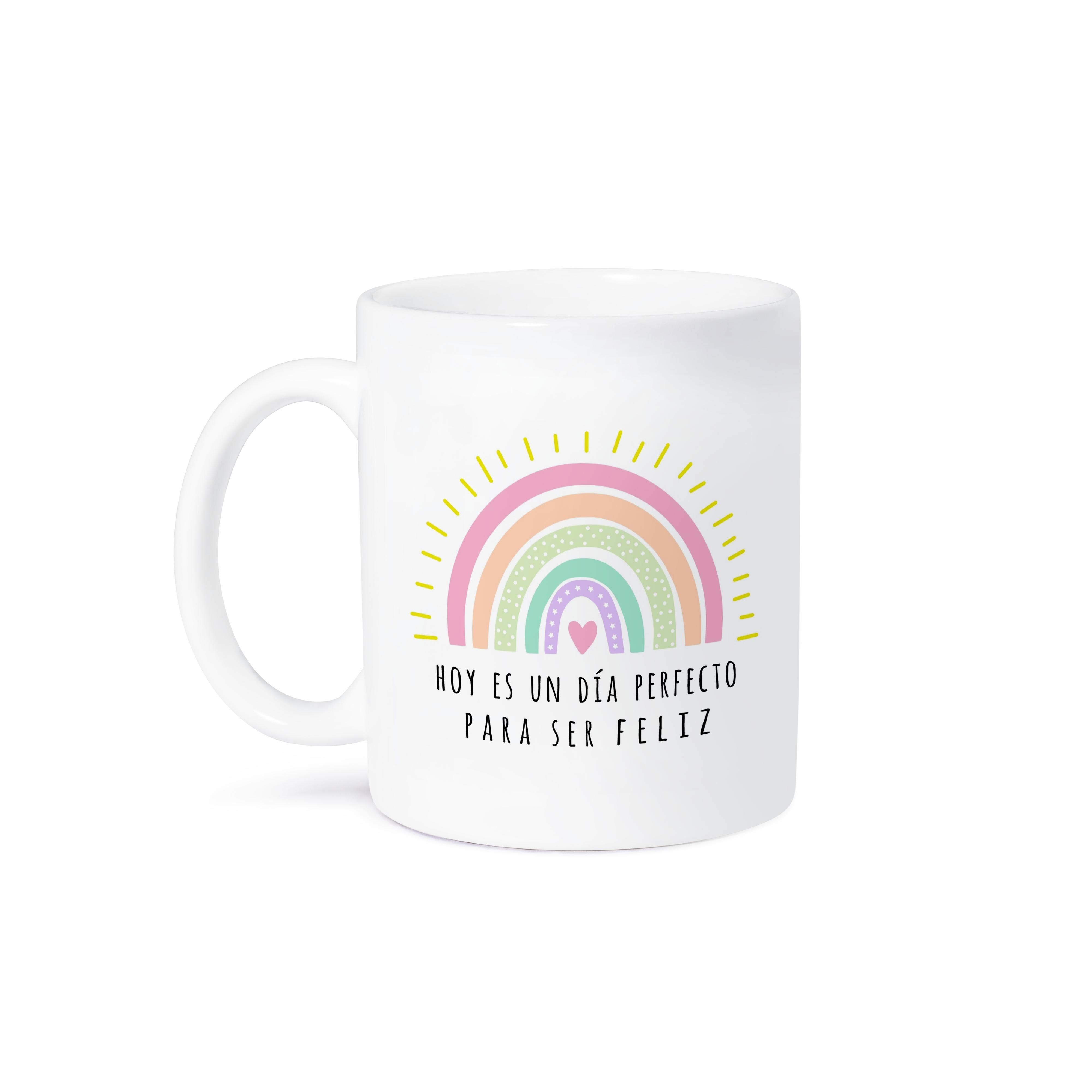 3dRose – Caneca por atacado – 3dRose, Hoy es un Dia Perfecto Para Ser Feliz - Caneca com Citação Fofa e Feliz em Espanhol8