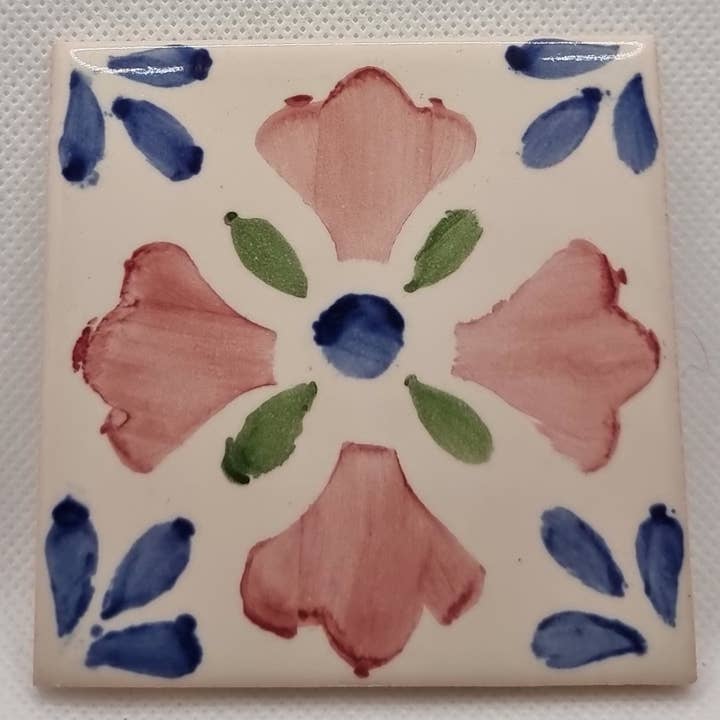 Hazbruk Ceramics - Wholesale Coasters - Wooden Elegance: Handcrafted Tile Coasters - Set of 47