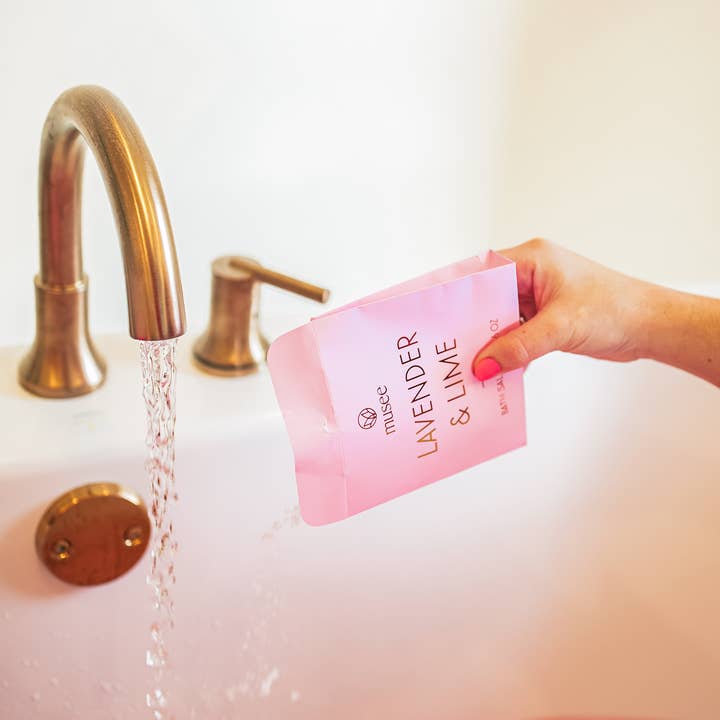 Musee - Wholesale Bath Salts - Lavender & Lime Mini Bath Salt Soak3