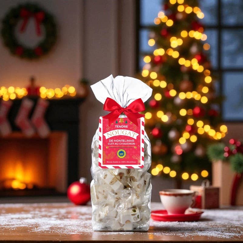 Nougat Diane De Poytiers - Wholesale Nougat - Nougat de Montélimar PGI Soft Christmas Bag - 150g2