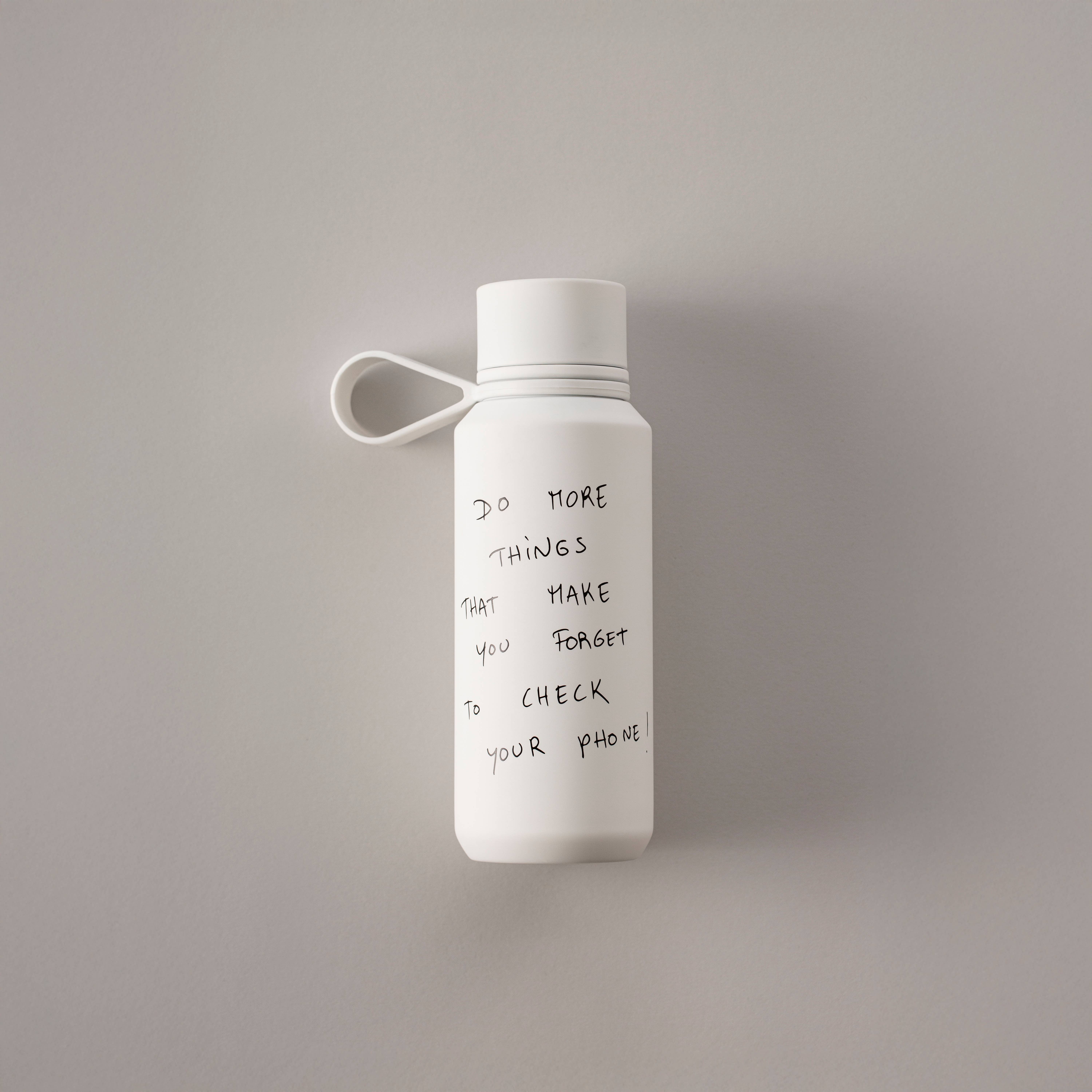Gry Mattr by Joe Mimran - Wholesale Water Bottle - Petite Bottle - Cream0
