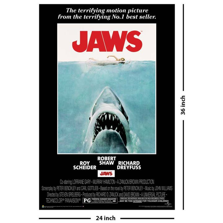 Scorpio Posters - Wholesale Poster - Jaws Movie Poster - 24" X 36"