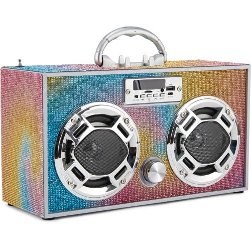Trend Tech Brands - Wholesale Speakers - Swirl Bling Wireless Boombox with FM Radio1