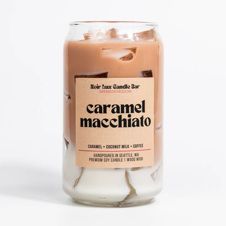 Noir Lux Candle Co - Wholesale Jar/Filled Candle - Iced Caramel Macchiato Coffee Candle1