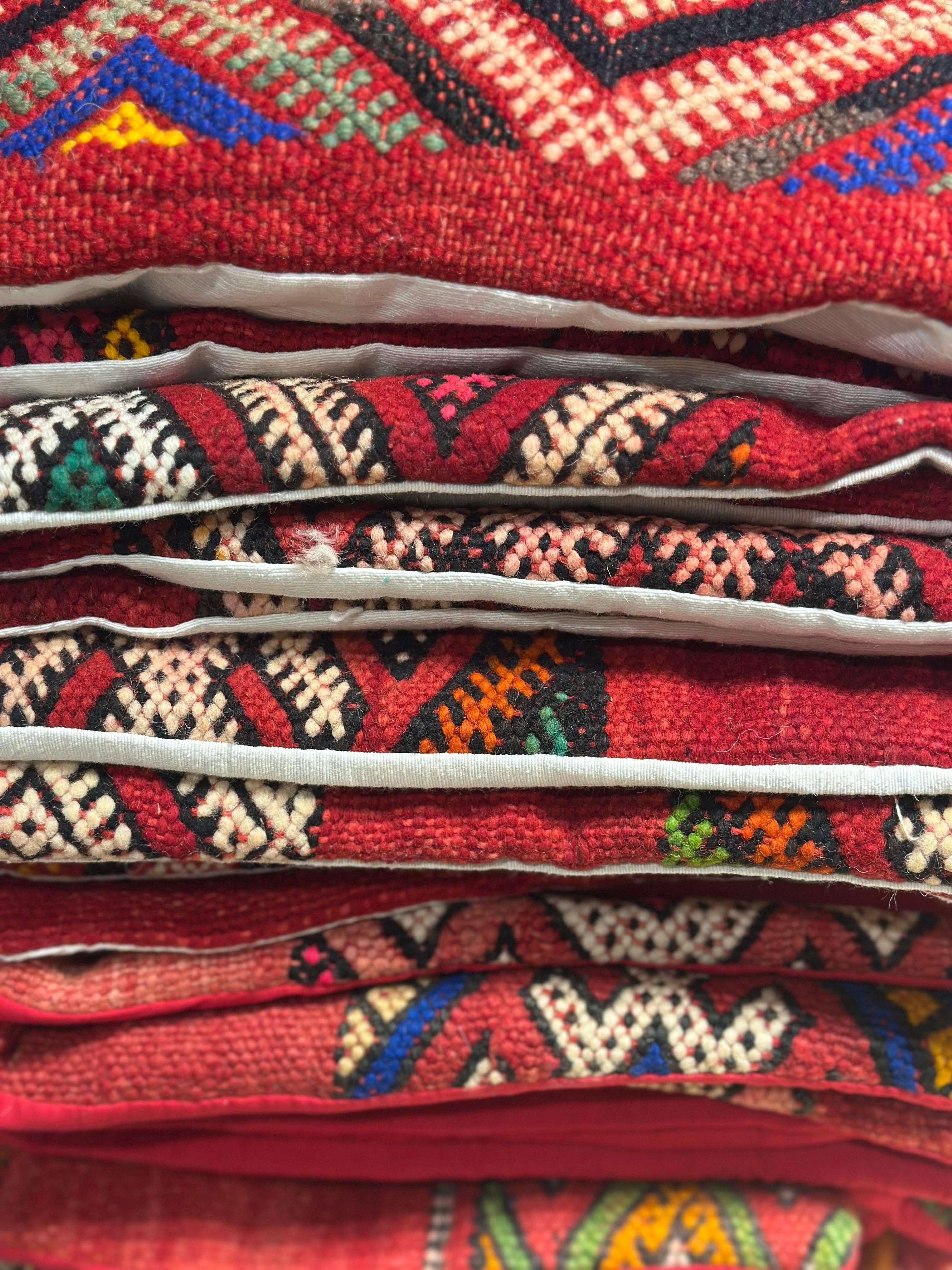 SOUK in the CITY - Wholesale Throw/Decorative Pillow - VINTAGE Upcycled Berber Cushions2