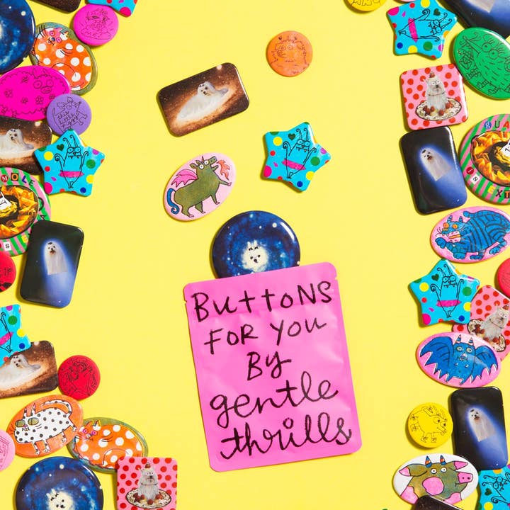 gentle thrills - Wholesale Lapel Pin/Button - chaos mode button bag2