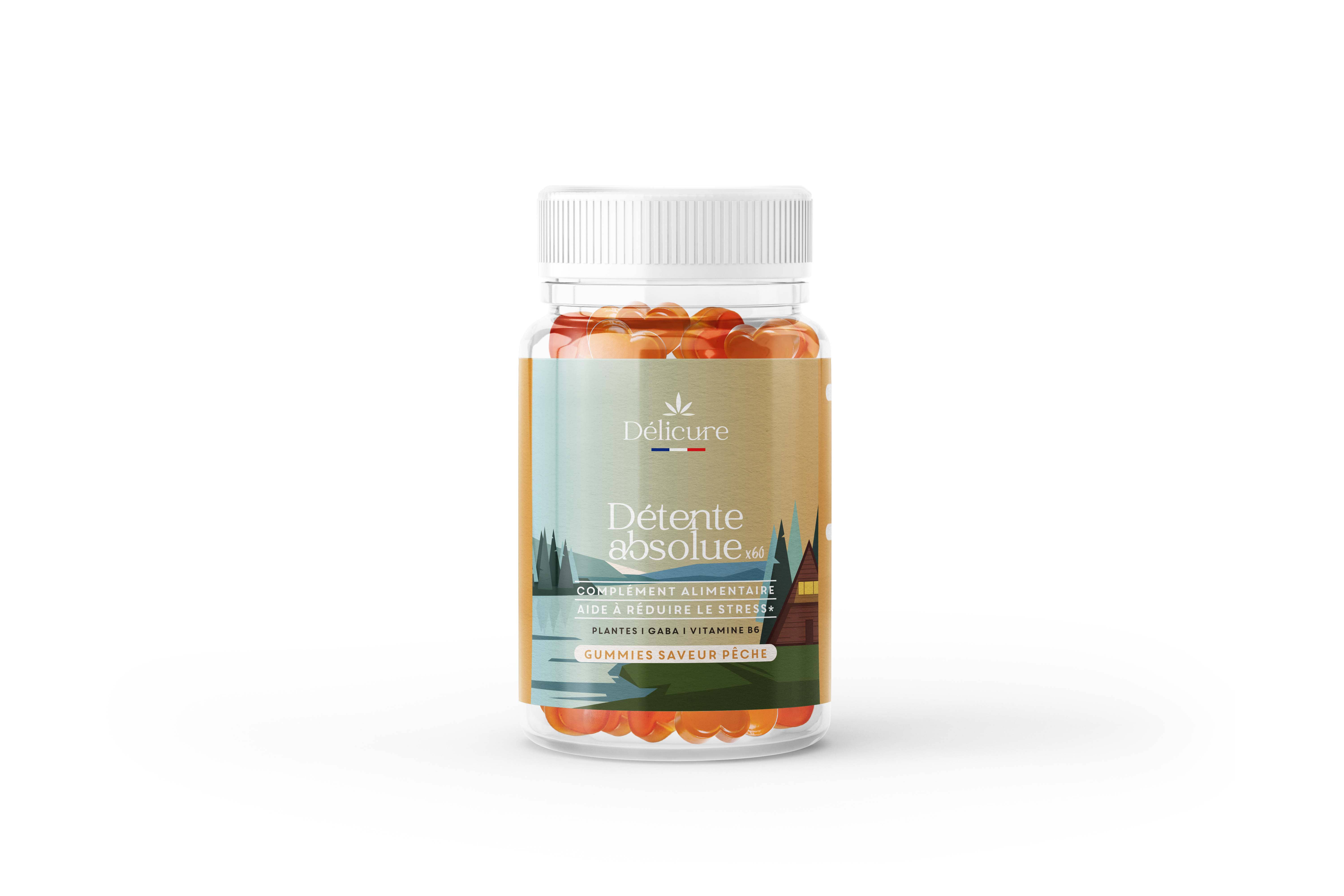 délicure - Wholesale Oral Supplement/Vitamin - Absolute relaxation 60 gummies 1 month of treatment
