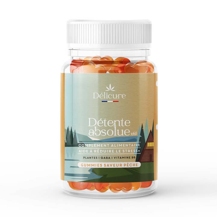 Détente absolue 60 gummies 1 mois de cure pour la vente par délicure