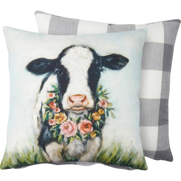 Floral Calf Pillow for wholesale by Primitives by Kathy