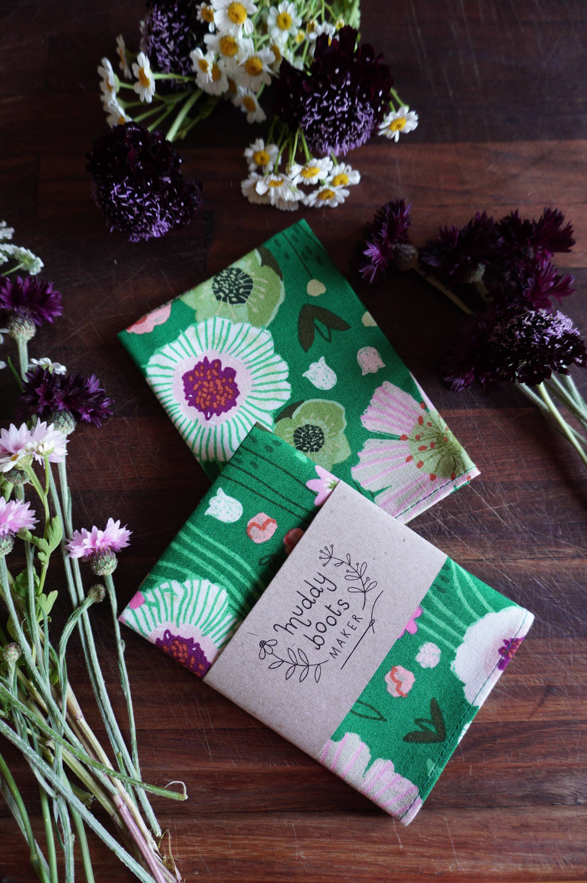 Muddy Boots Maker – wholesale Handkerchief – Women's – Ditsy Blossom Handkerchief Organic Cotton5