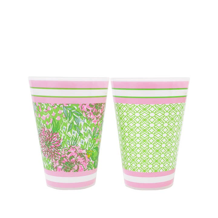 Pool Cups, Lime Feeling Good for wholesale by Lilly Pulitzer by Lifeguard Press