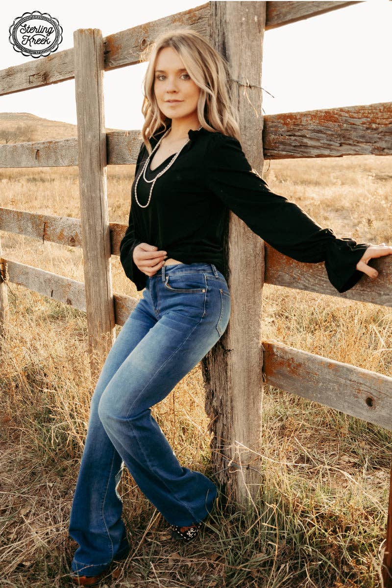 Sterling Kreek - Wholesale Jeans - Women's - Kreek Denim Medium Wash Extra Long1