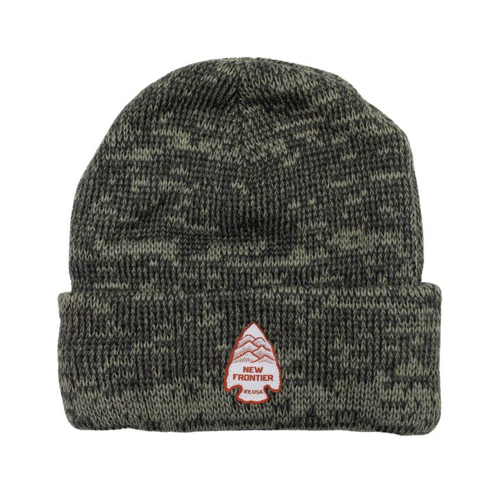 Arrowhead Beanie (Stone) for wholesale by New Frontier