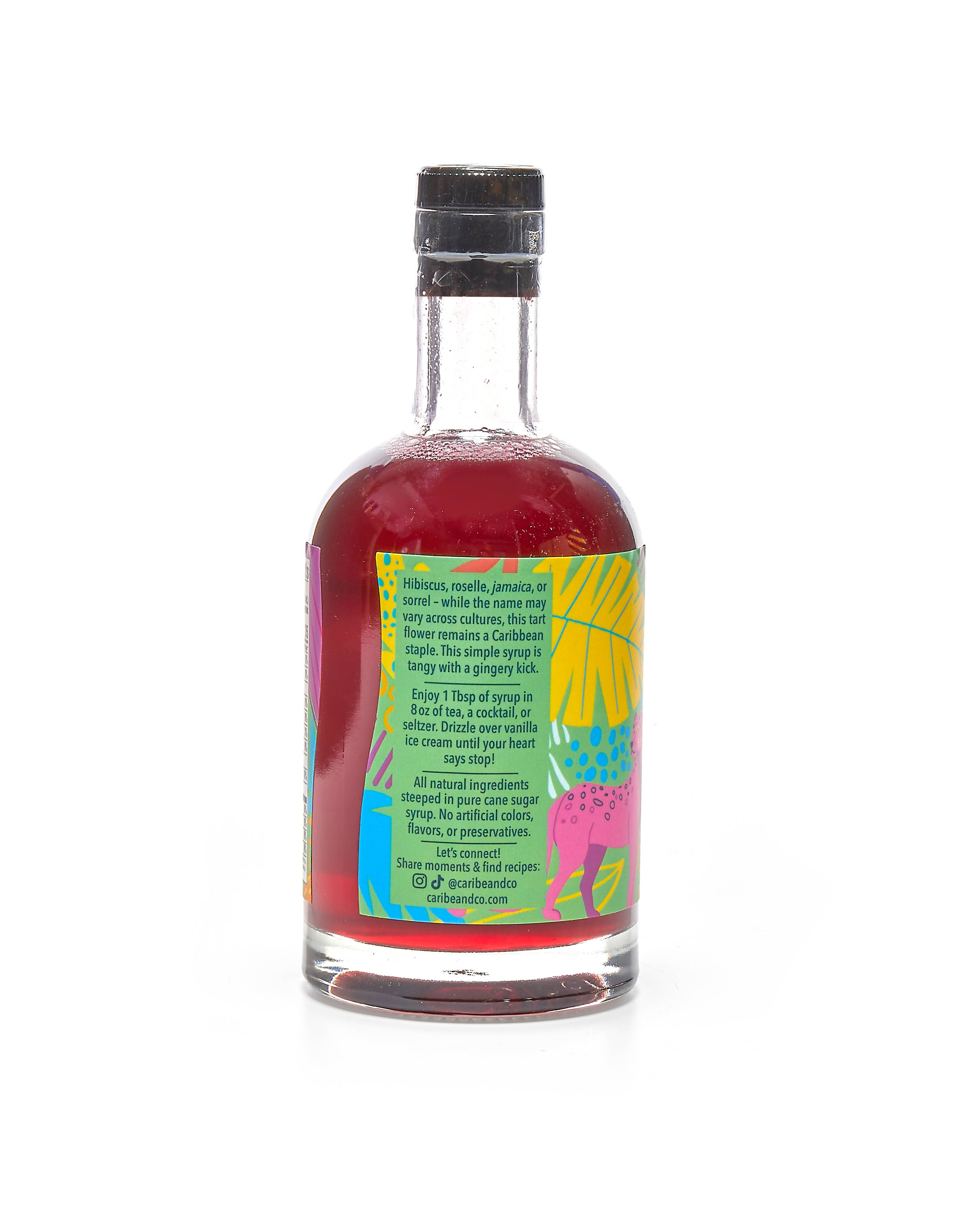 Caribe & Co. - Wholesale Cocktail Mix/Syrup - Sorrel & Ginger Flavored Syrup1