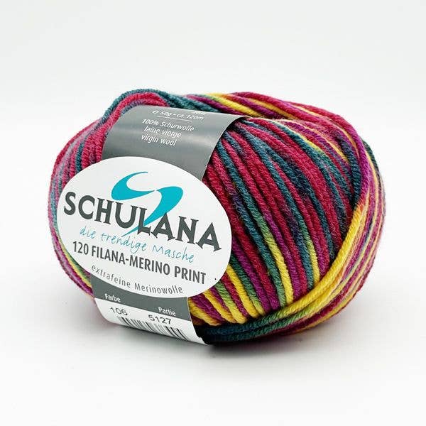 SCHULANA - Wholesale Yarn - 120 Filana merino print wool8
