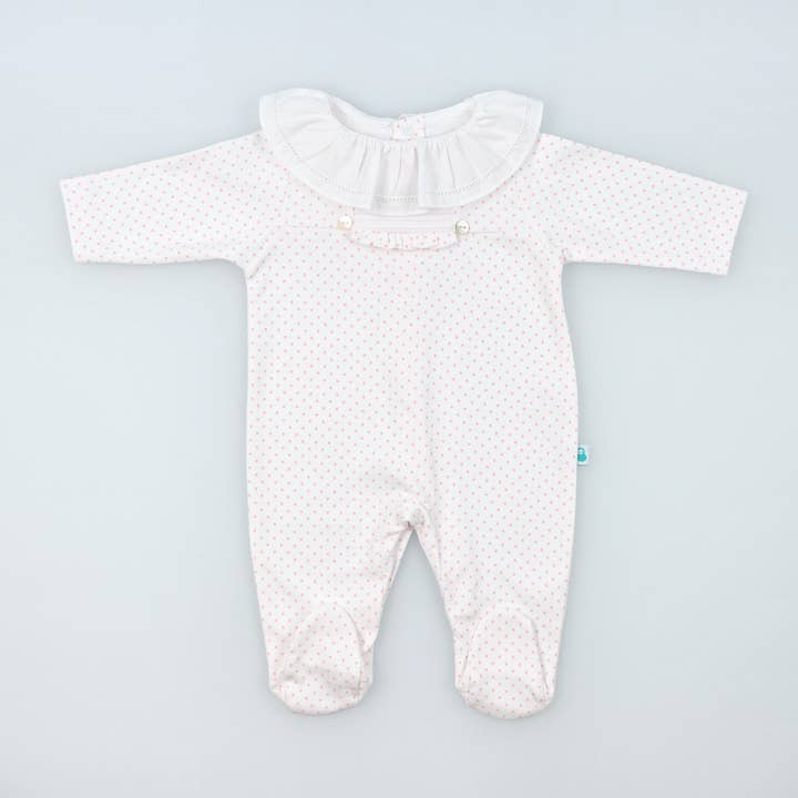 Bean Baby Clothes - Wholesale Jumpsuit - Baby - Baby Onesie BabyGrow made of Polka Dot Cotton9