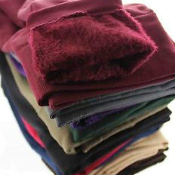 Truly Contagious - Wholesale Fashion leggings – Women's - Super Soft Fleece Lined Leggings - 3" Waist ( SOL01-FLEECE-318