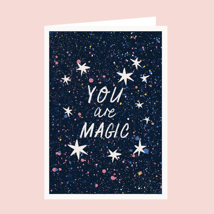 Eres una tarjeta mágica / Tarjeta de agradecimiento para venta al por mayor de Aimee Mac Illustration / Stationery & Prints