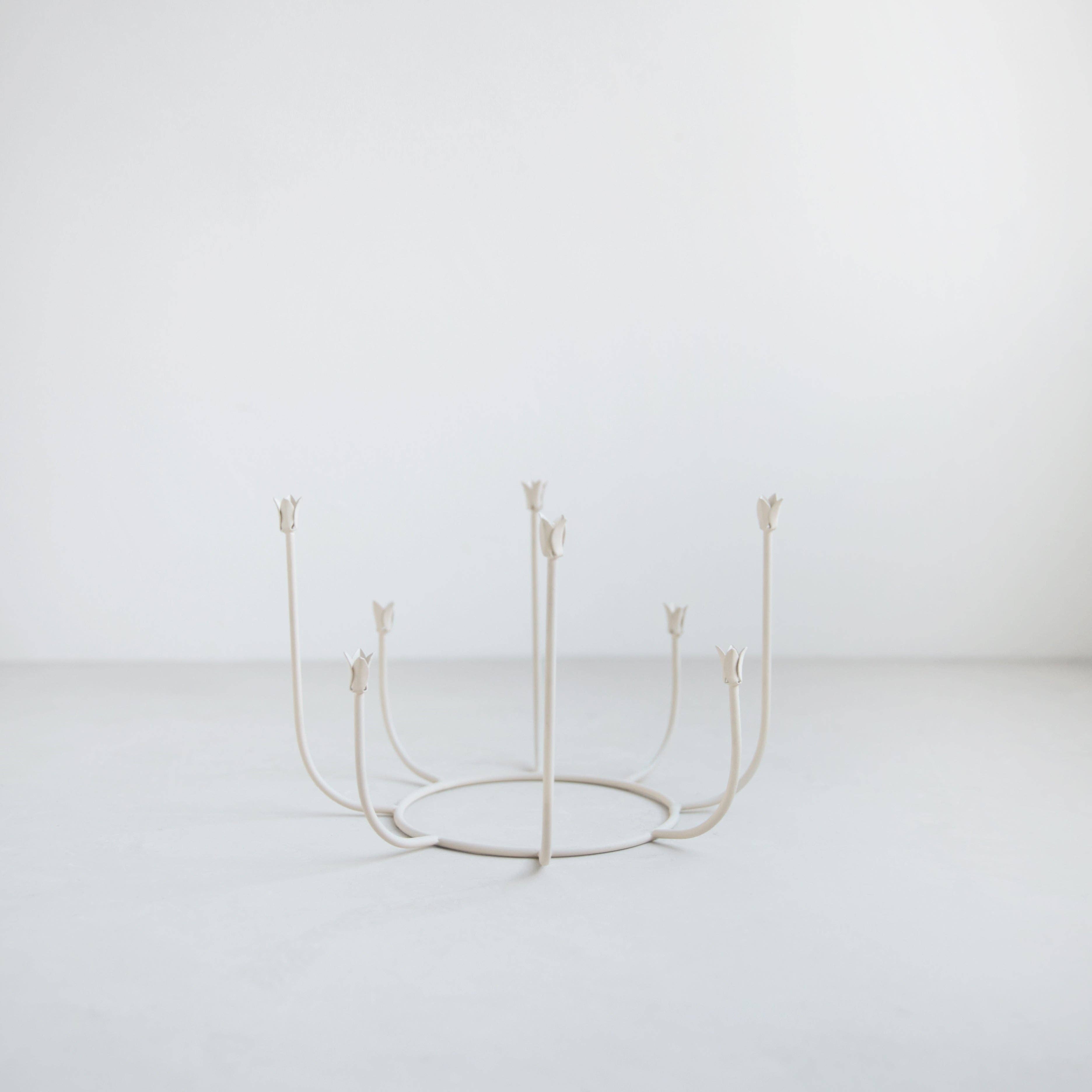 The Floral Society - Vendita all'ingrosso Portacandele - Candelabro a Stelo Lungo Beacon, 3 Colori2