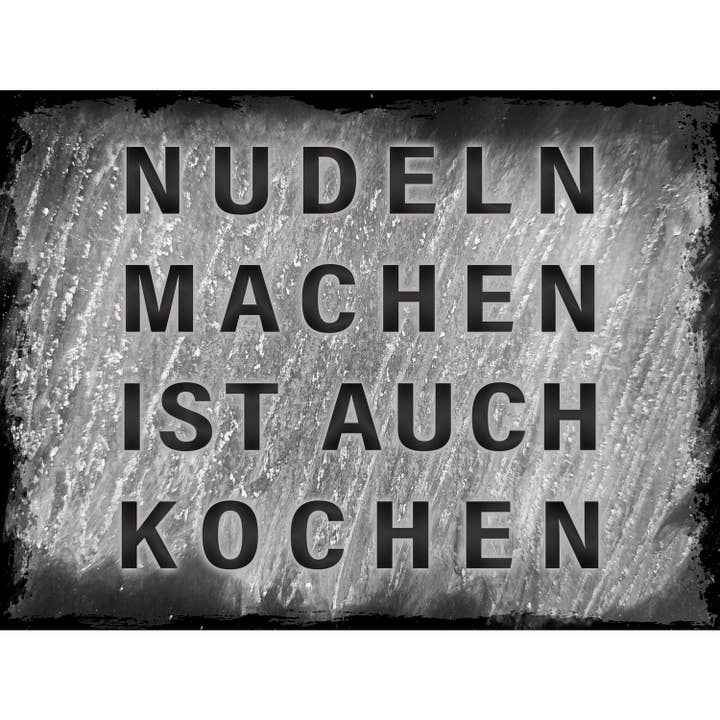 Spritzschutz - Nudeln machen ist auch kochen für den Großhandel von Queence