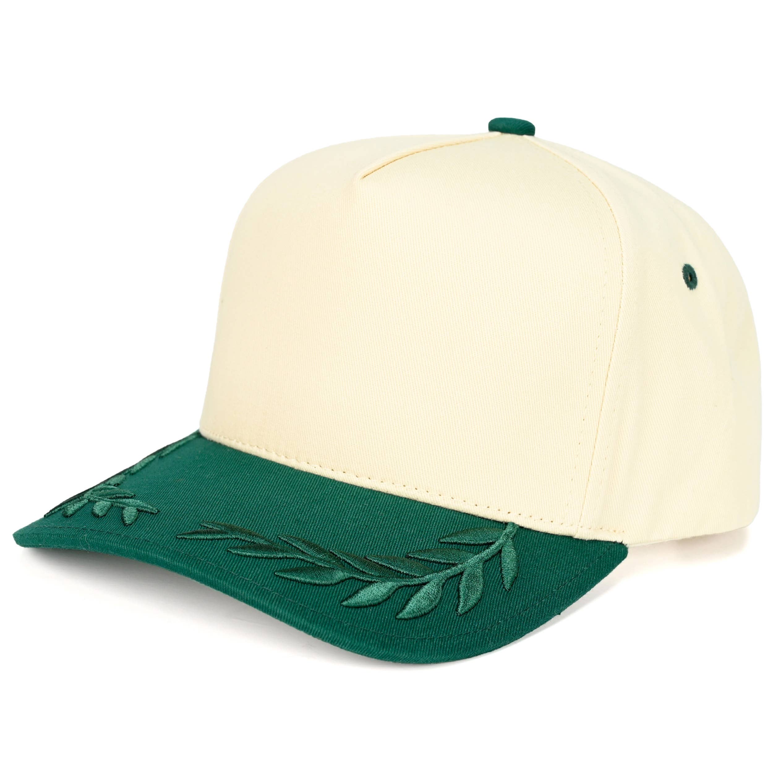 Hana - Wholesale Trucker Hat - Women's - C.C Captain Oak Leaves Embroidered Trucker Cap2