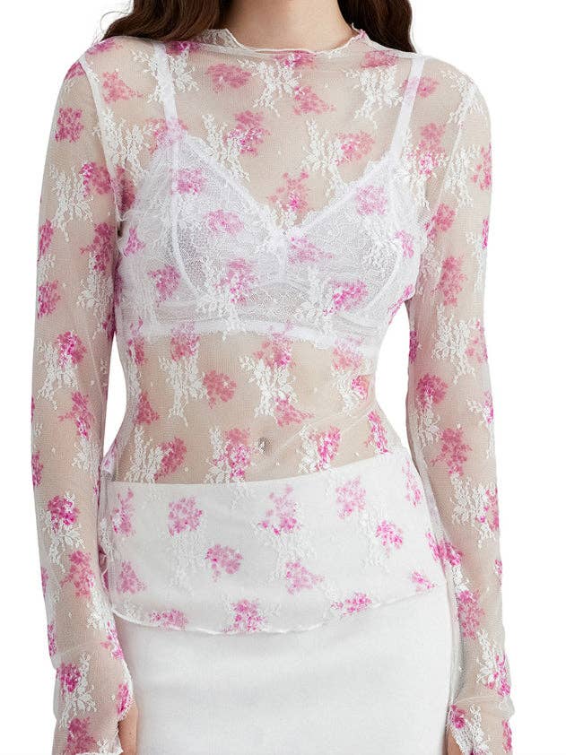 safistyle - Wholesale Blouse - Women's - Lace Mesh Base Top6