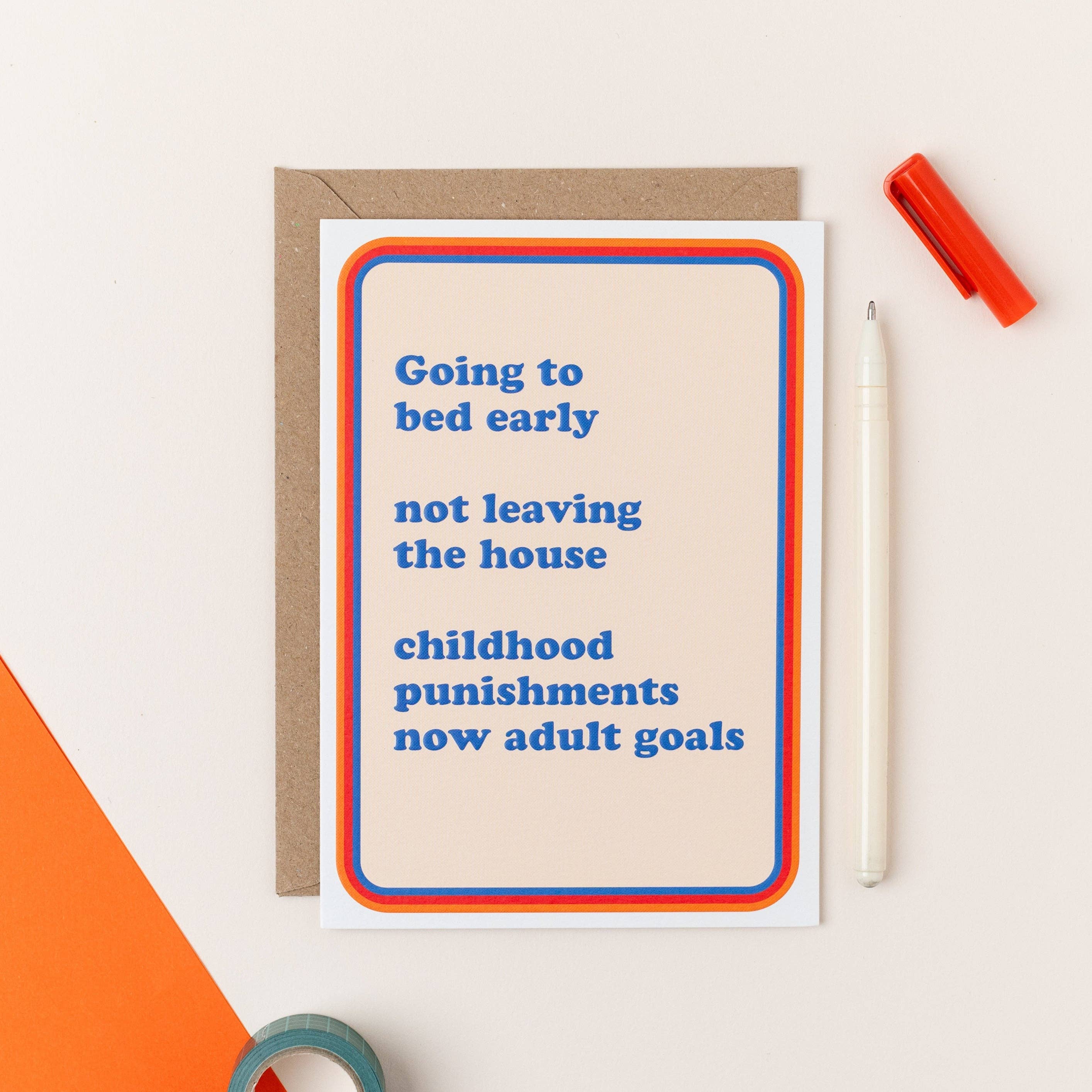 Cath Tate Cards - Wholesale Everyday Greeting Card - ADULT GOALS2