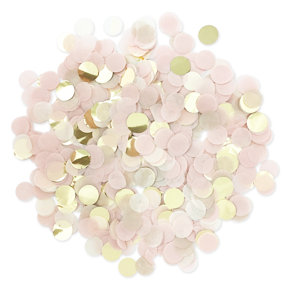 Paperboy - Wholesale Confetti - Confetti - Blush & Gold1