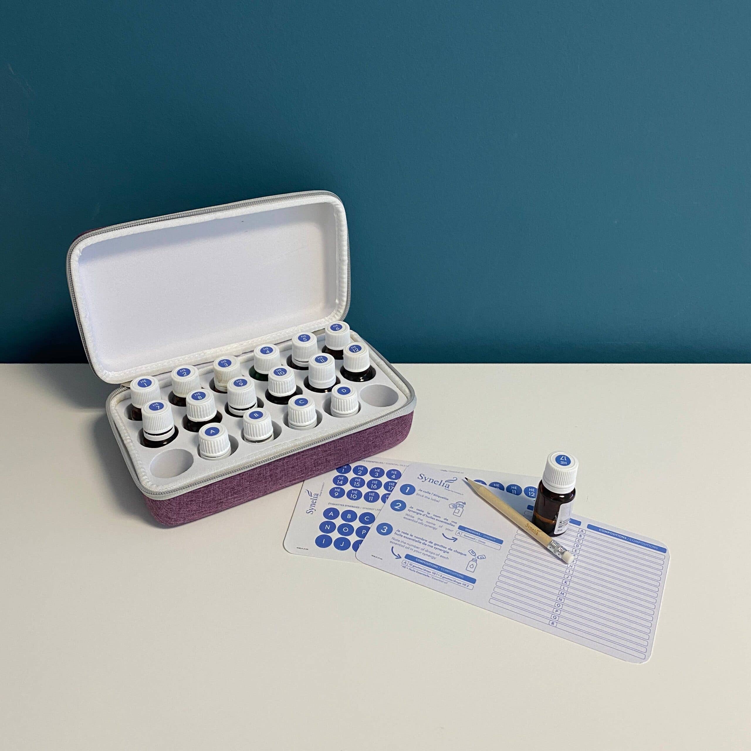 INNOBIZ - Wholesale Essential Oil Holder - Synelia case 18 essential oils - Purple