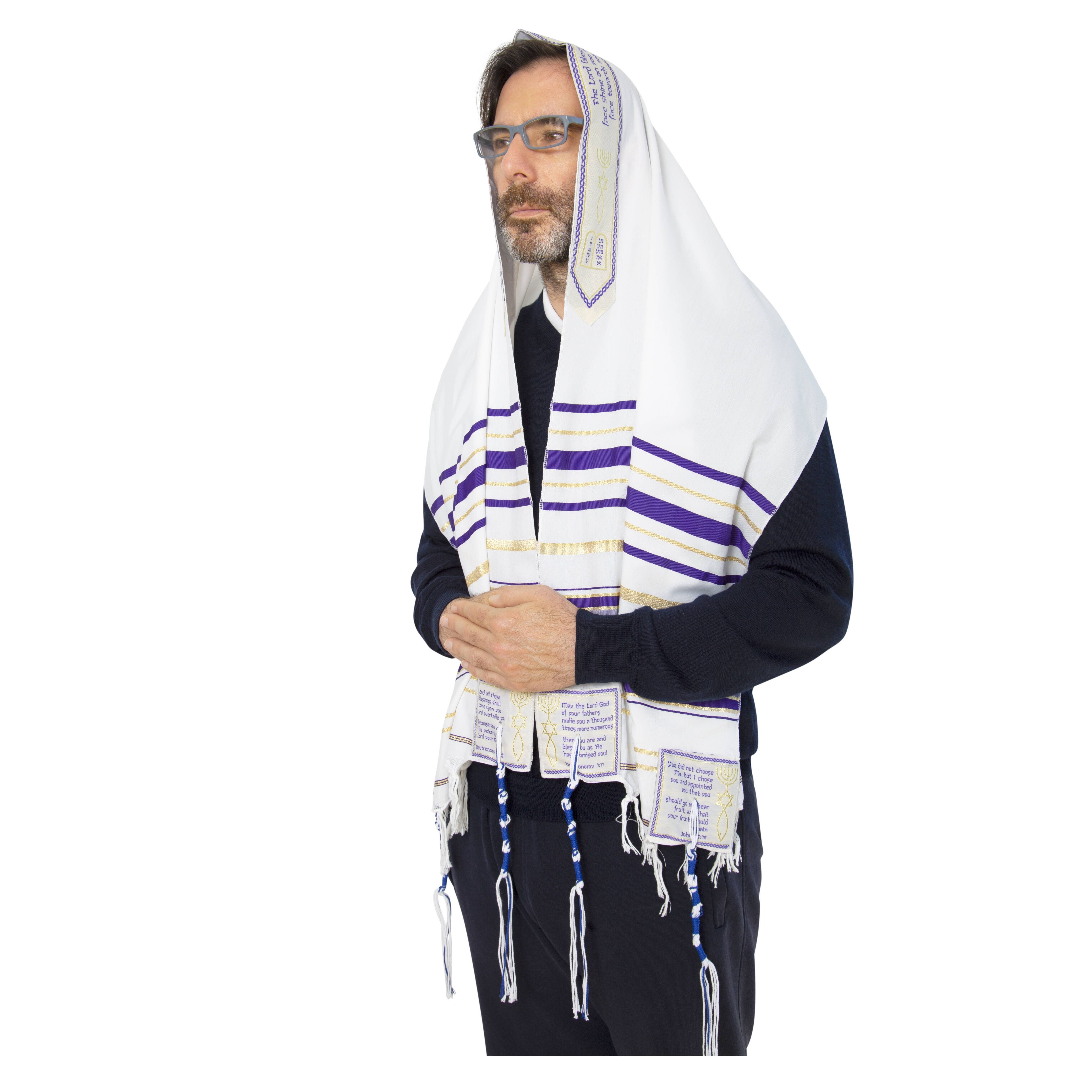 3 Arches USA - Wholesale Wrap - Women's - The Blessing Tallit-Prayer Shawl,Matching Bag & Brochure13