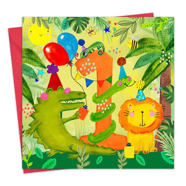 Age 1 Boys Birthday - Jungle Party for wholesale by Twizler Ltd