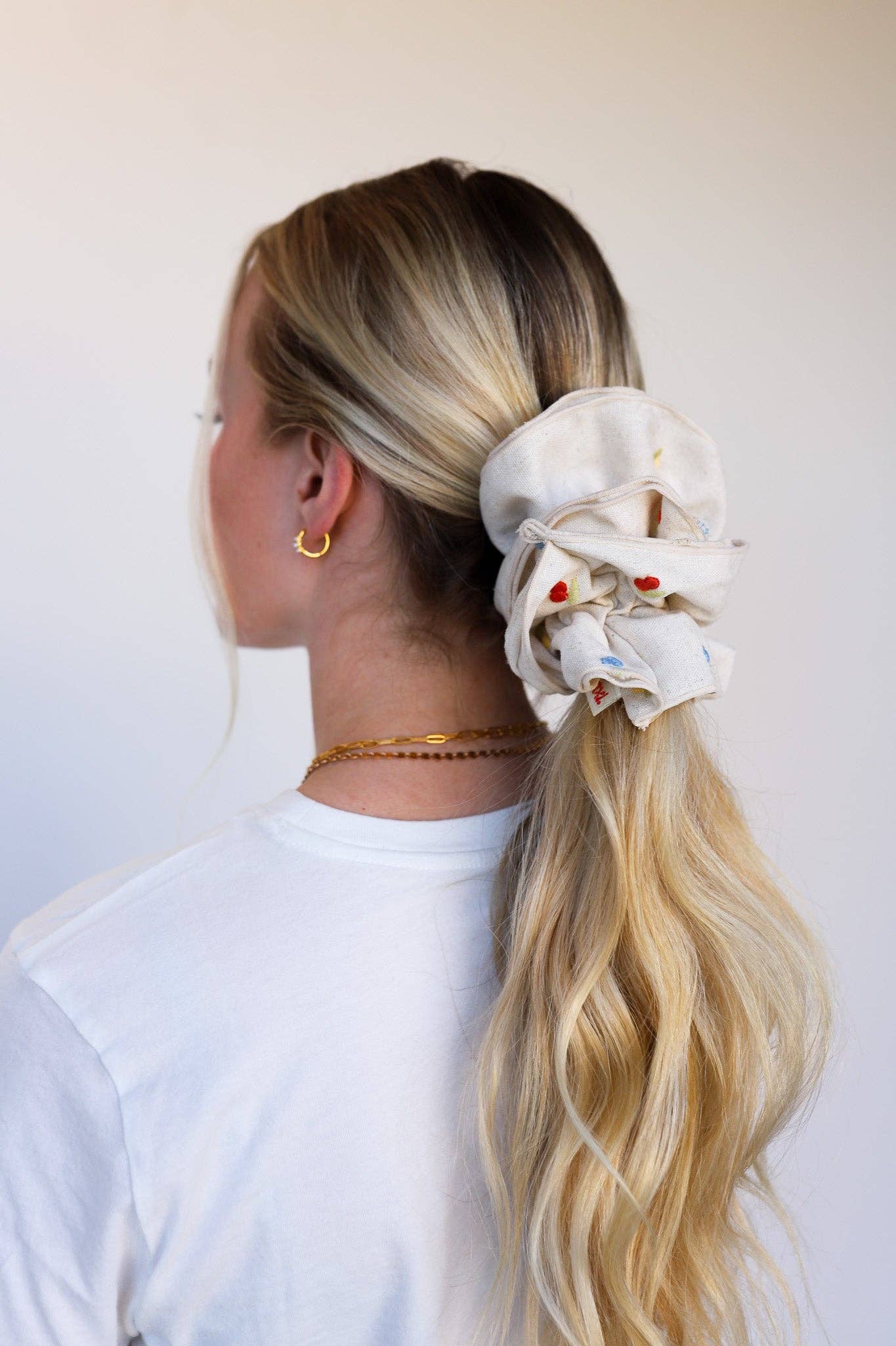 KAXI - Wholesale Scrunchie - Women's - CREAM FARMERS MARKET CORSET SCRUNCHIE17