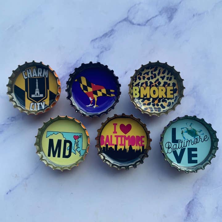 Kate's Magnets - Wholesale Magnet - Baltimore, Maryland Magnets - Handmade & Eco-friendly