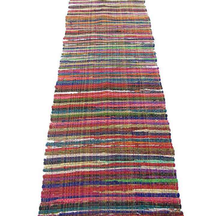 RAINBOW MULTI CHINDI RUNNER, MULTI, 2' x 7' MULTICOLOR (Copy) for wholesale on Faire
