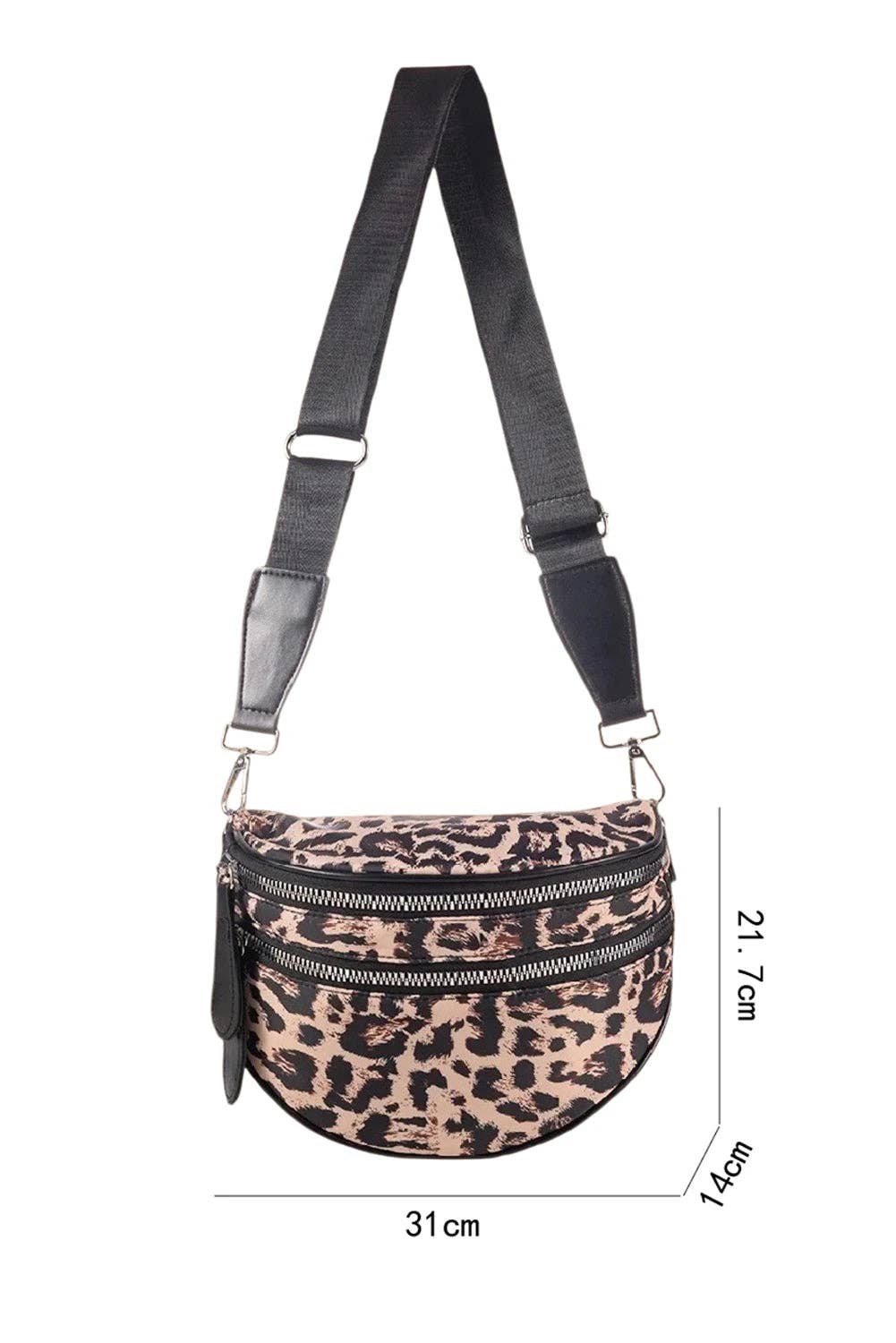 Suhkasana - Wholesale Crossbody Bag - Women's - Camo Print Crossbody Shoulder Bag with Gold Chain Detail37