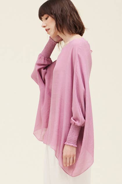 Grade & Gather - Vente Chemisier – femme - 40250PP - BLOUSE À MANCHES SMOCKÉES29