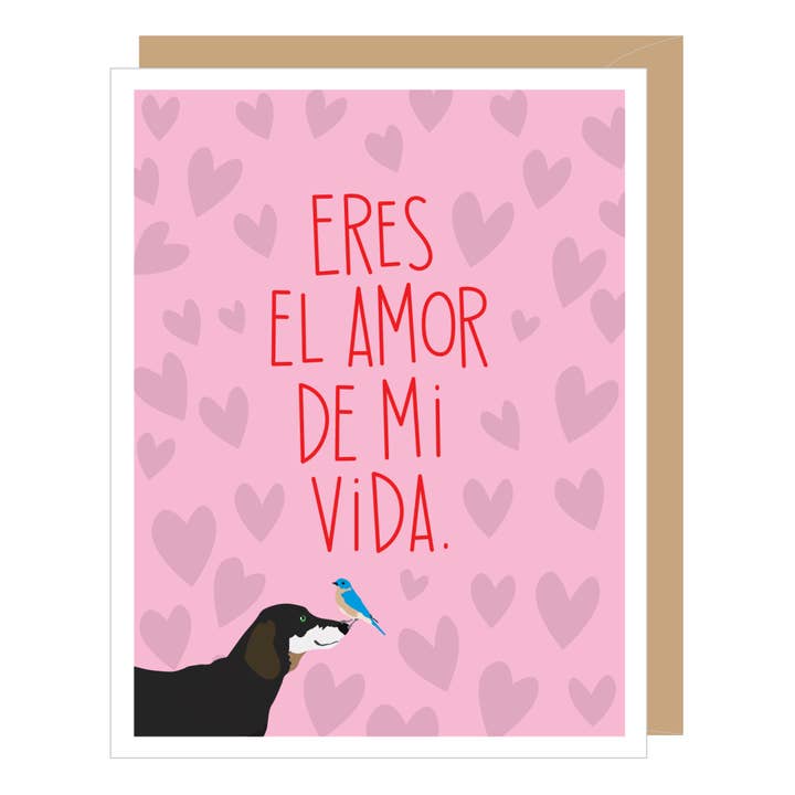 Apartment 2 Cards - Wholesale Valentine's Day Card - SPANISH Dachshund Love of My Life - Valentine's Day Card