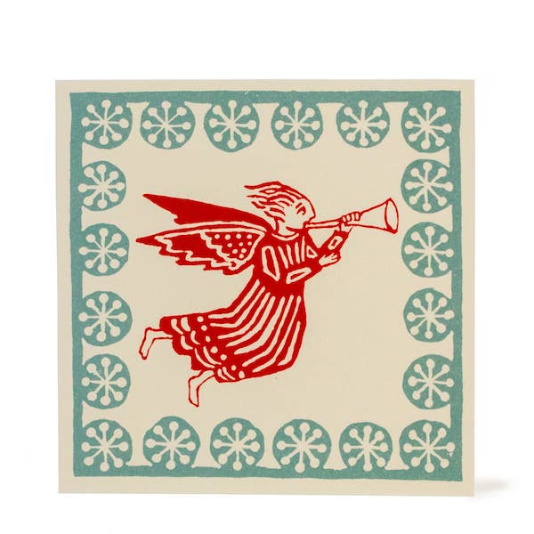 Smaller Square Card Christmas Angel for wholesale by Cambridge Imprint