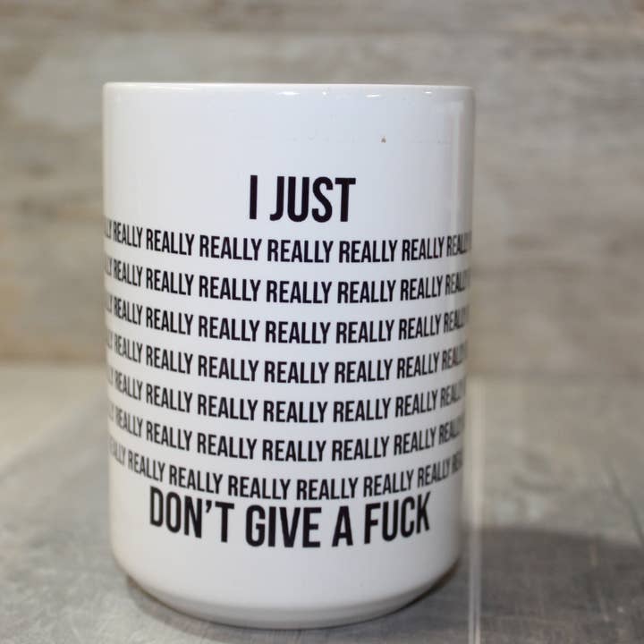 Ich bin einfach wirklich... Don't Give a F@*K//Keramiktasse, 350 ml für den Großhandel von Raven Design