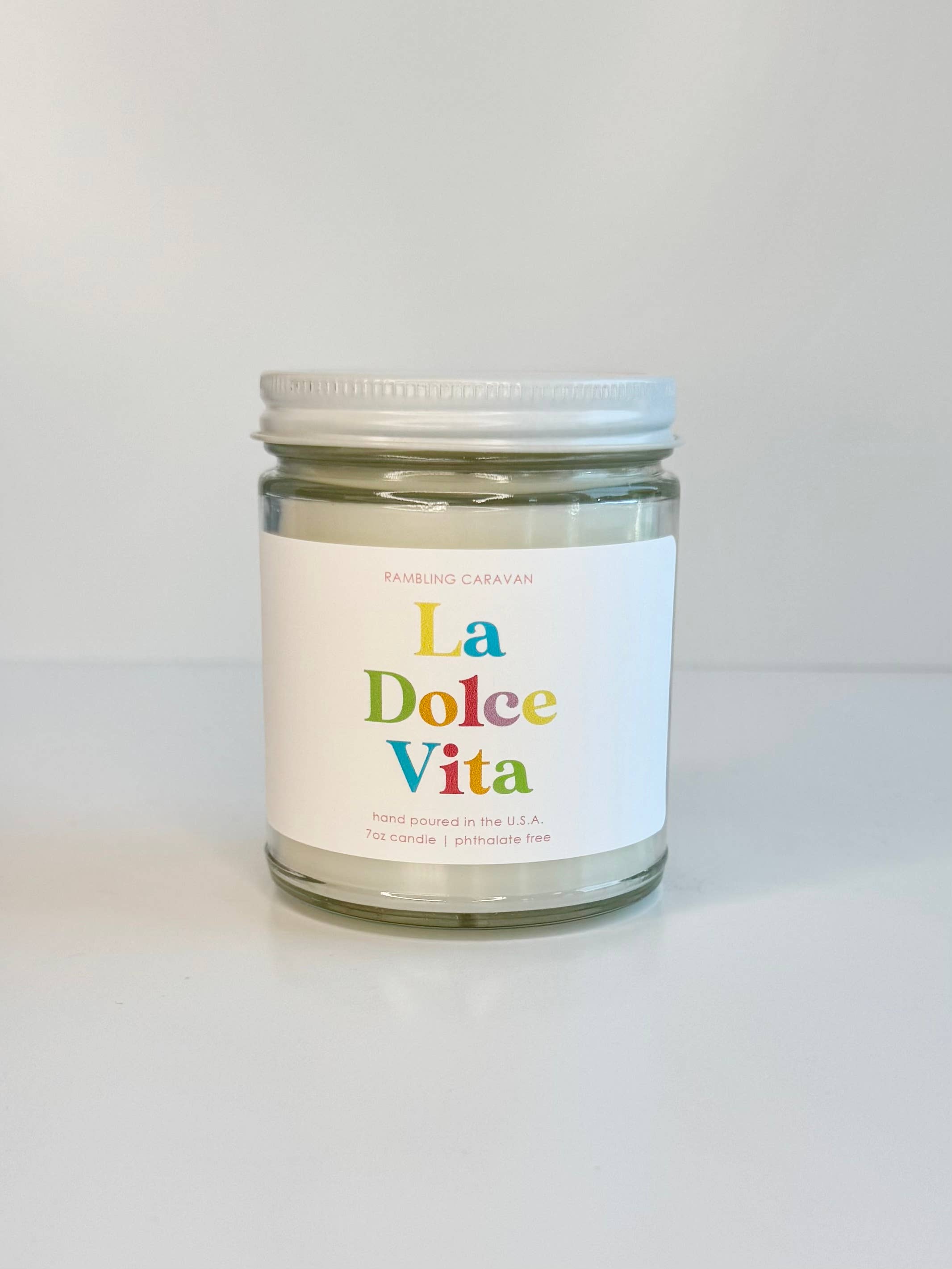 White La Dolce Vita Candle for wholesale on Faire0