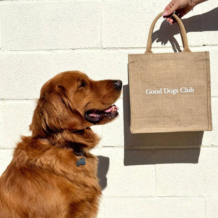 Goldie - Wholesale Pet Carrier - Dog - Good Dogs Club Jute Carrying Bag