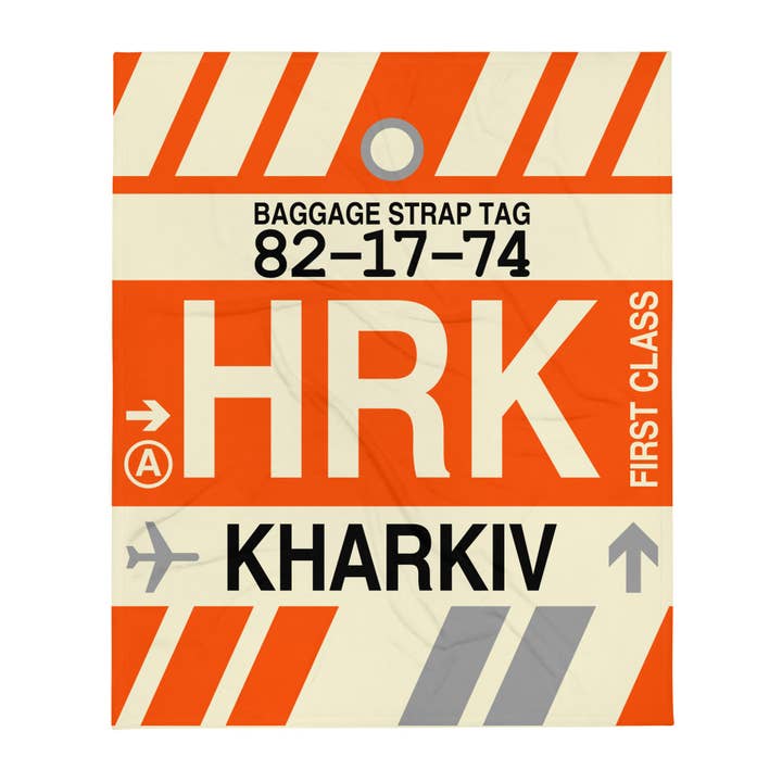 HRK Kharkiv Ukraine Throw Blanket for wholesale by YHM Designs
