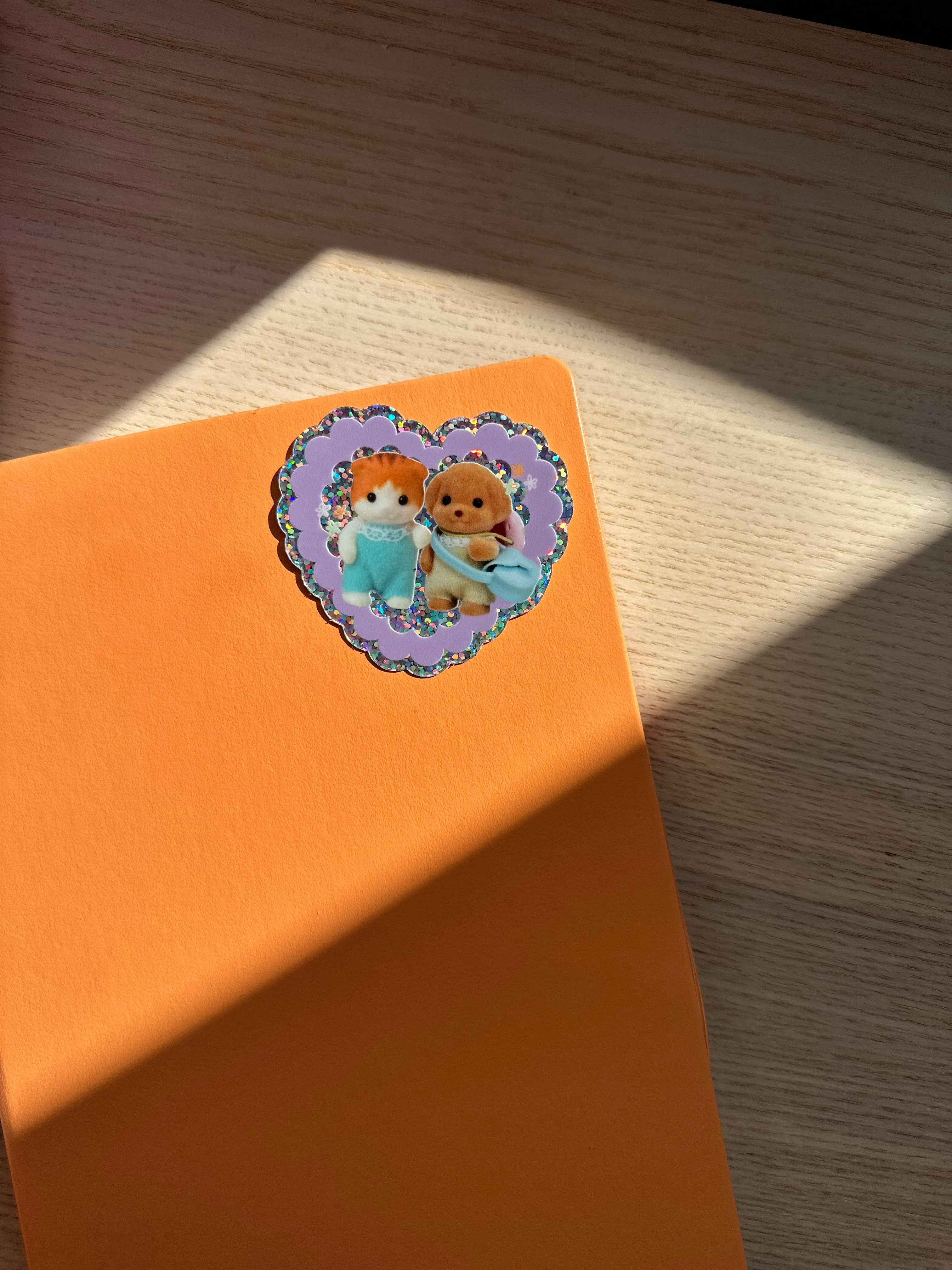 Shellflower - Wholesale Sticker - Best Friends Glitter Vinyl Sticker2