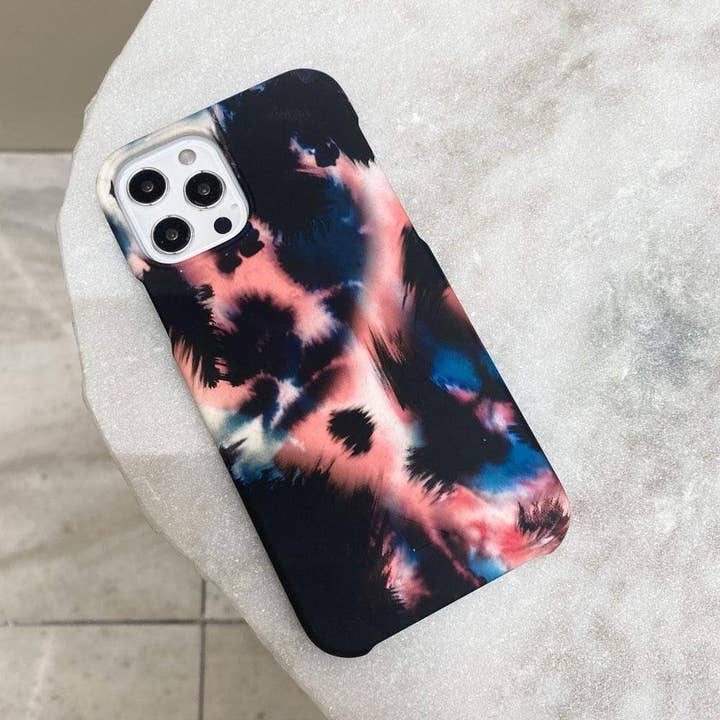 A Good Mobile Case Blue Pink Black Abstract for wholesale by agood company