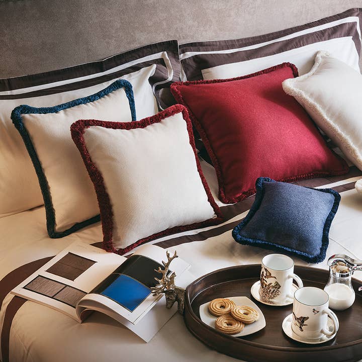 Lo Decor - Vente Coussin décoratif - HAPPY PILLOW Coussins en velours avec bordure contrastante2