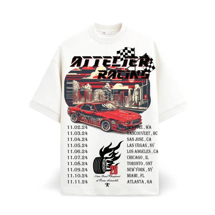 Attelier racing t-shirt for wholesale by MAYSON