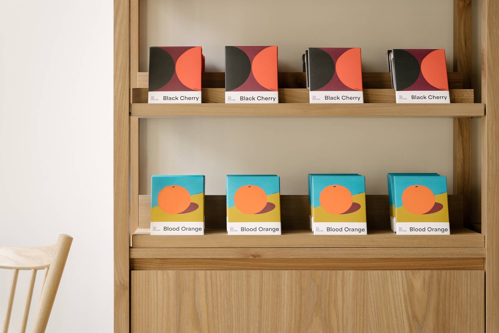 Ocelot Chocolate - Wholesale Chocolate Bar - Black Cherry - award winning Organic 70% dark choc bar, 70g4